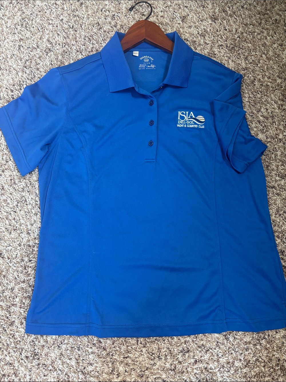 ISLA Del Sol Women's Blue Performance Polo